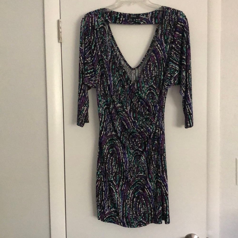 XOXO multi-colored club dress